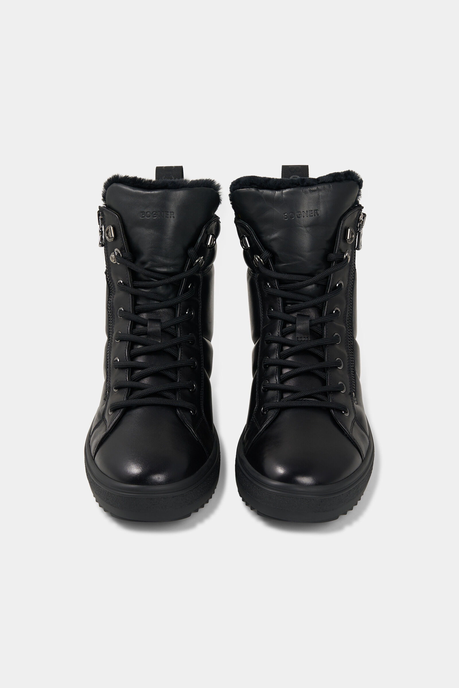 Mid Boots Anchorage with spikes in Black - 6