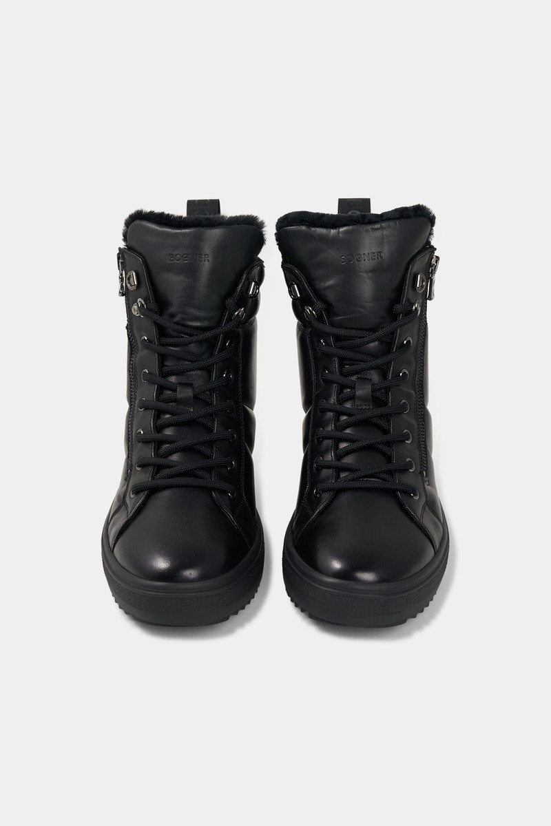 Mid Boots Anchorage with spikes in Black 6