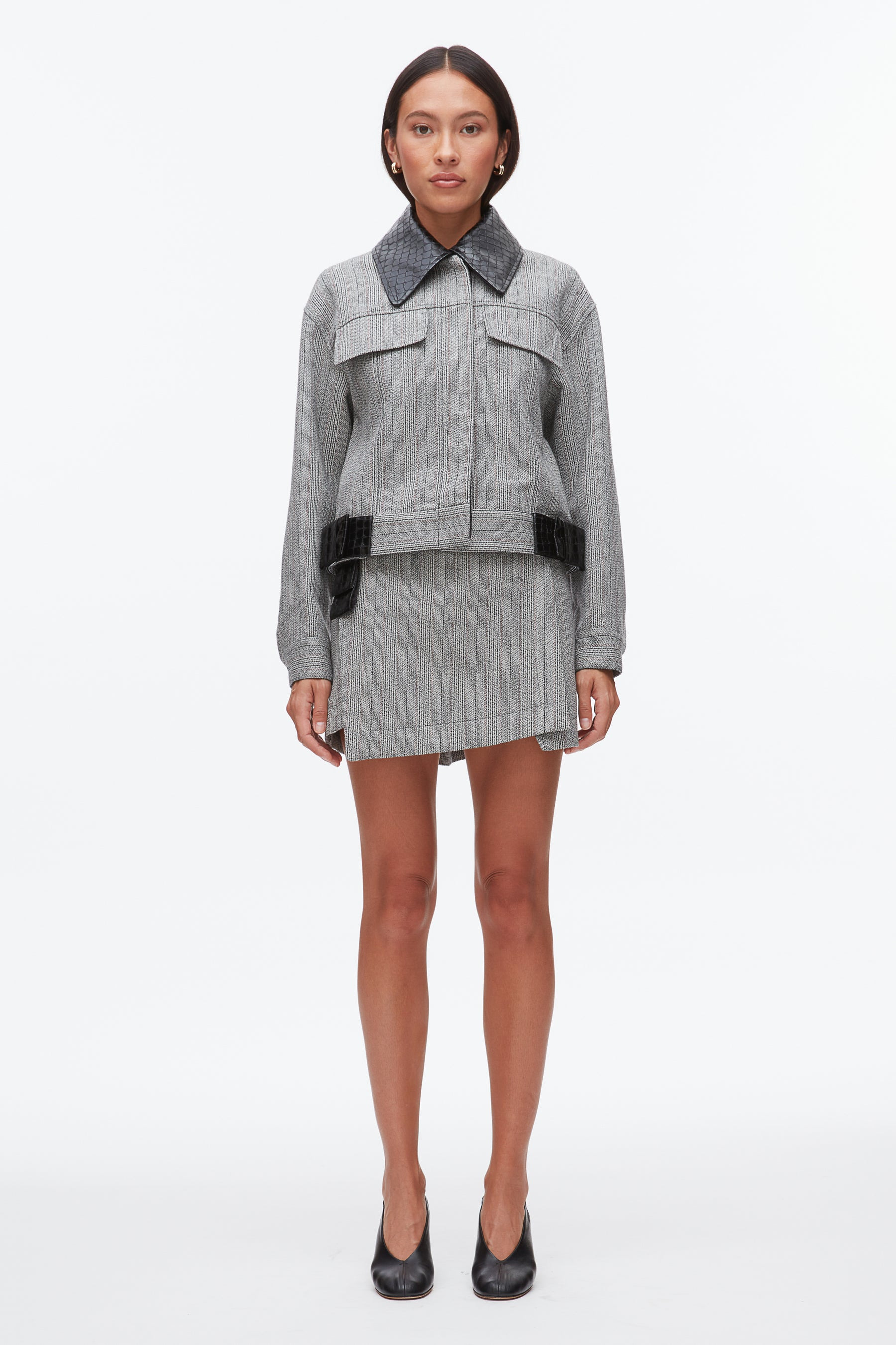 Jaspé Cropped Jacket - 3