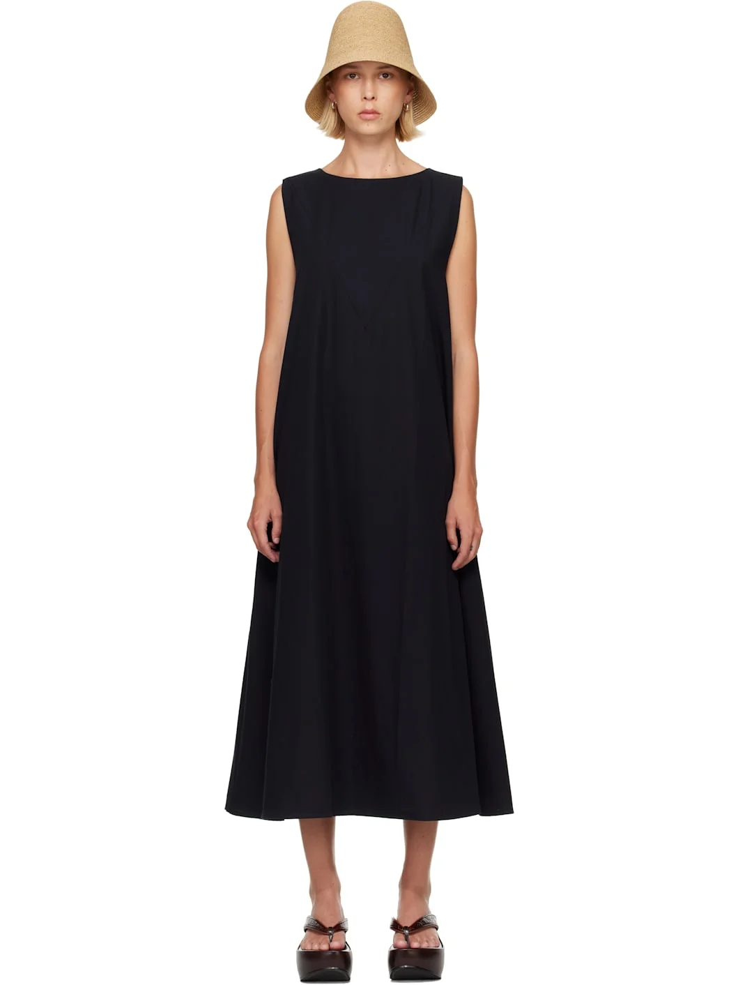 Black Tres Maxi Dress - 1
