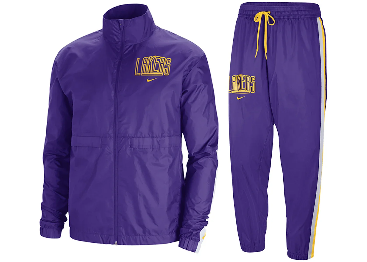 Nike NBA Los Angeles Lakers Courtside Tracksuit Purple/Amarillo/White - 1