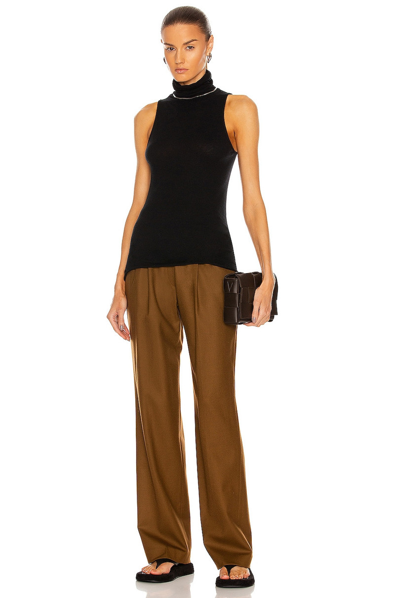 Enza Costa Cashmere Halter Turtleneck Top outlook