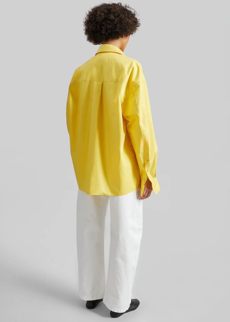 Cascais Oversized Shirt - Yellow 10