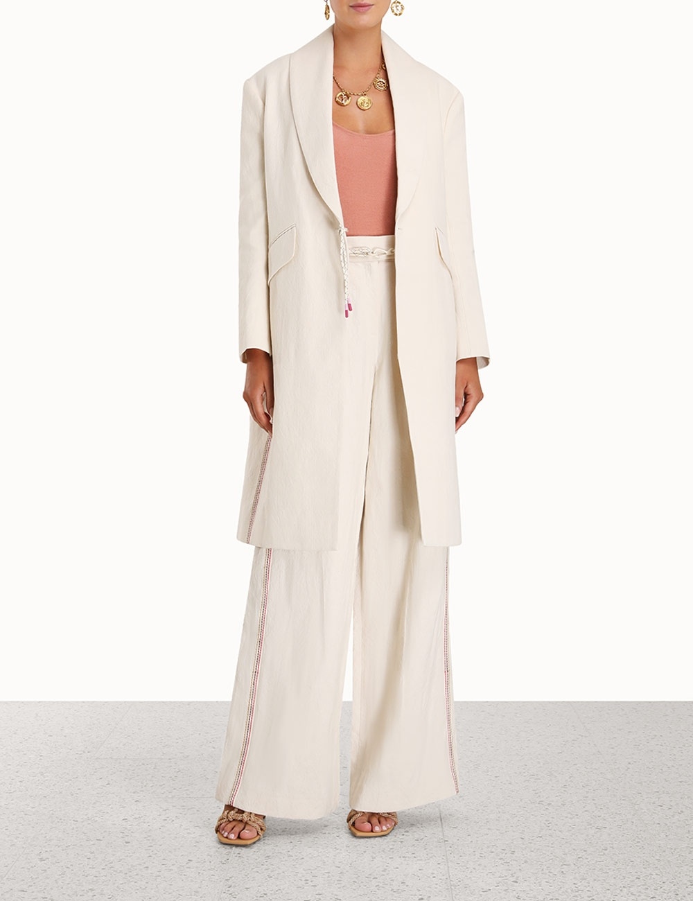 HIGH TIDE SHAWL COLLAR COAT - 7