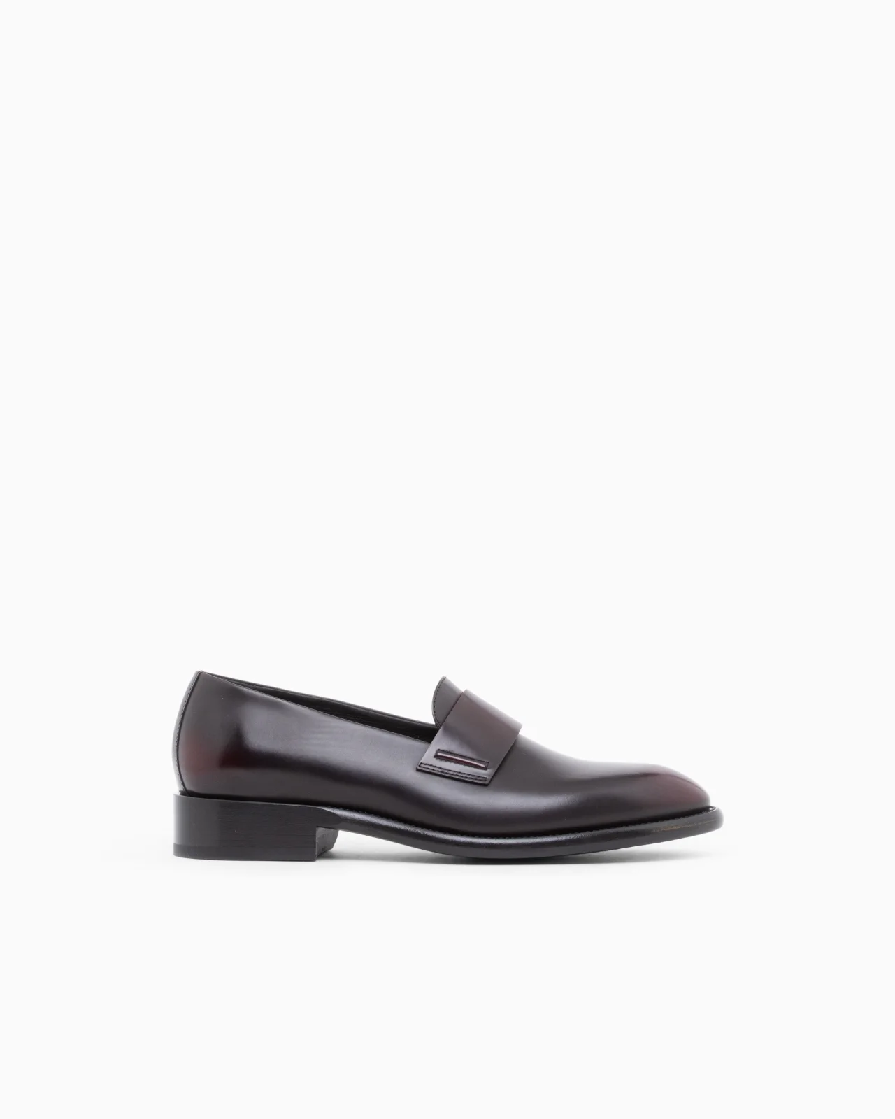 SLIPPERS IN BRUSHED LEATHER WITH A LEATHER SOLE - 1
