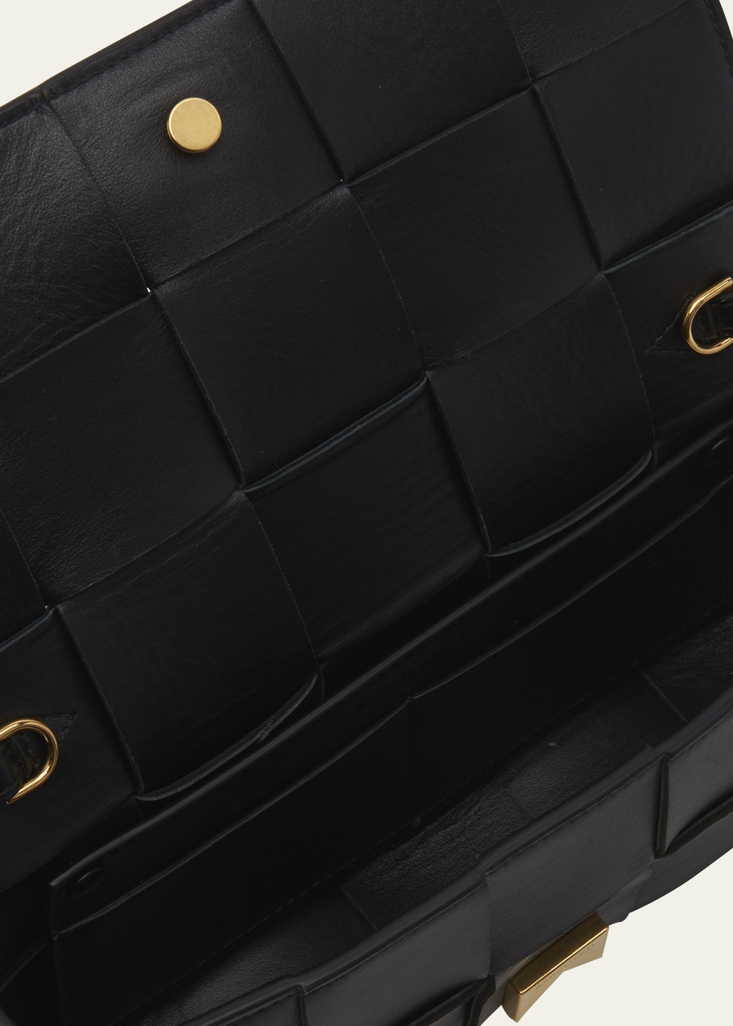 Cassette Intrecciato Lambskin Wallet on Chain - 4