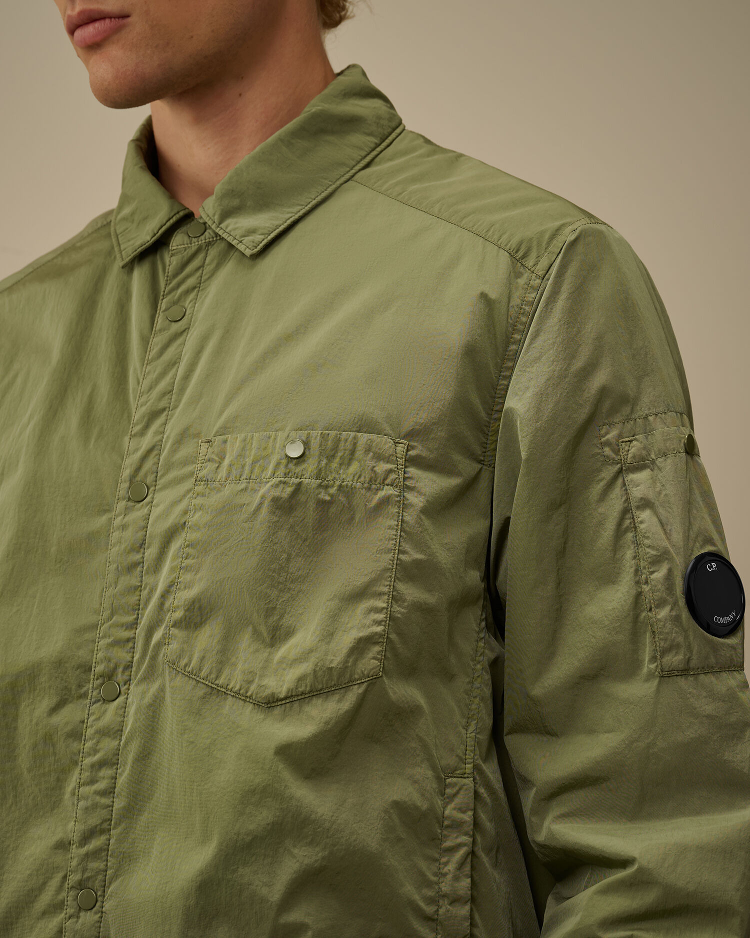 Chrome-R Lens Button Overshirt - 5