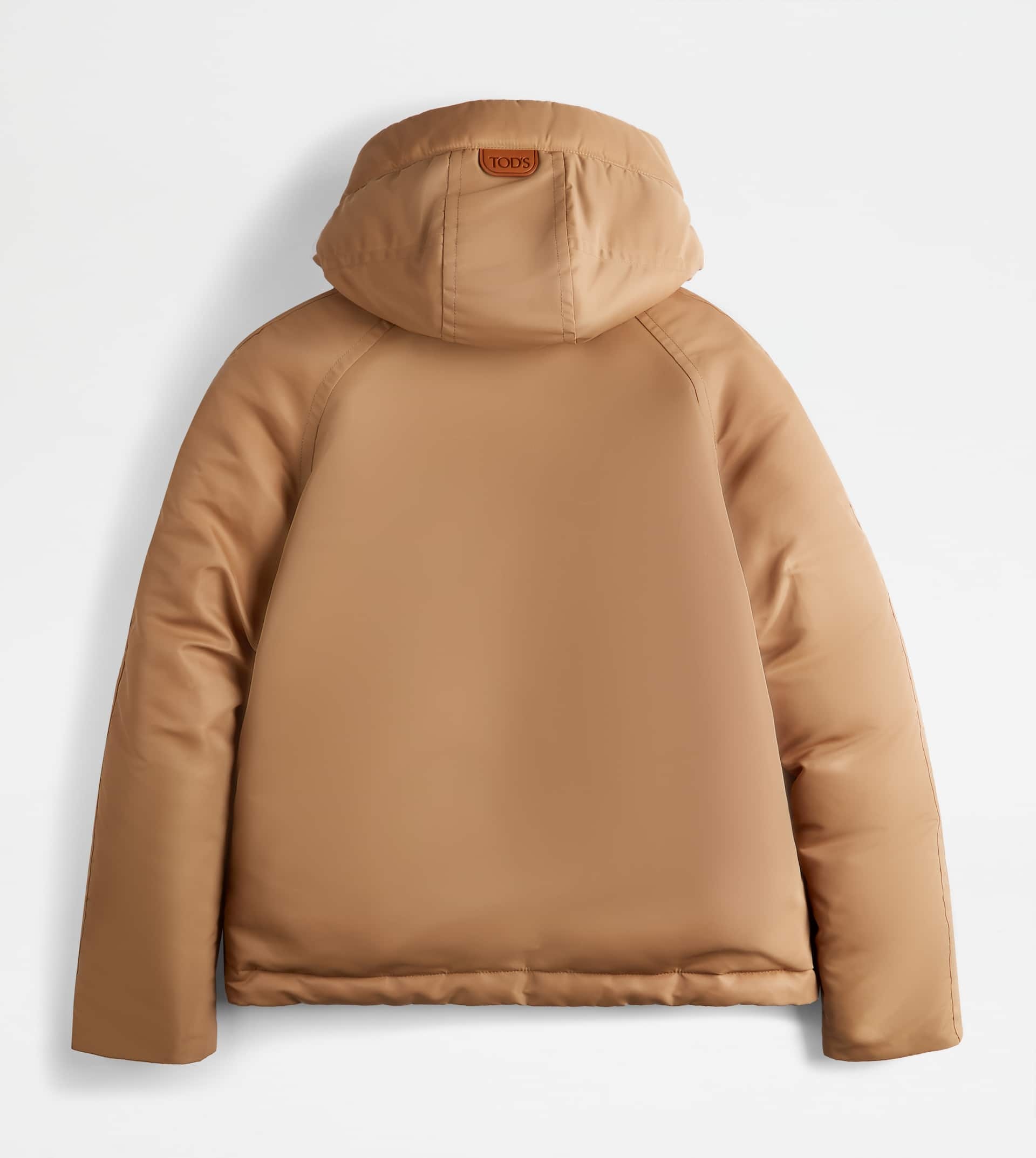 HOODED DOWN JACKET - BEIGE - 7