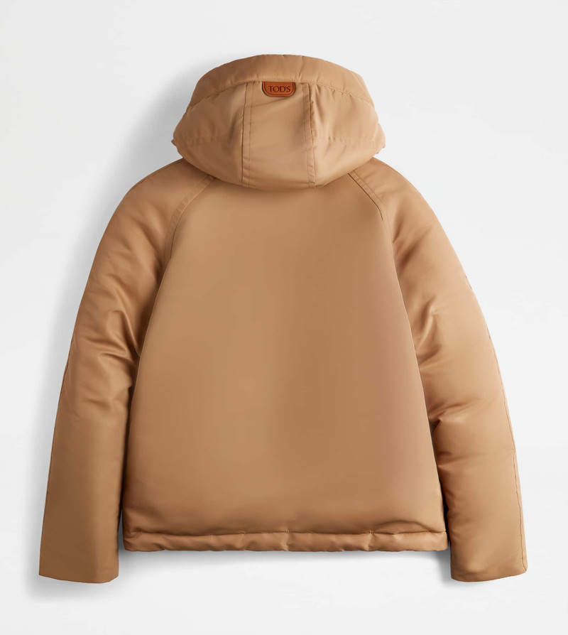 HOODED DOWN JACKET - BEIGE 7