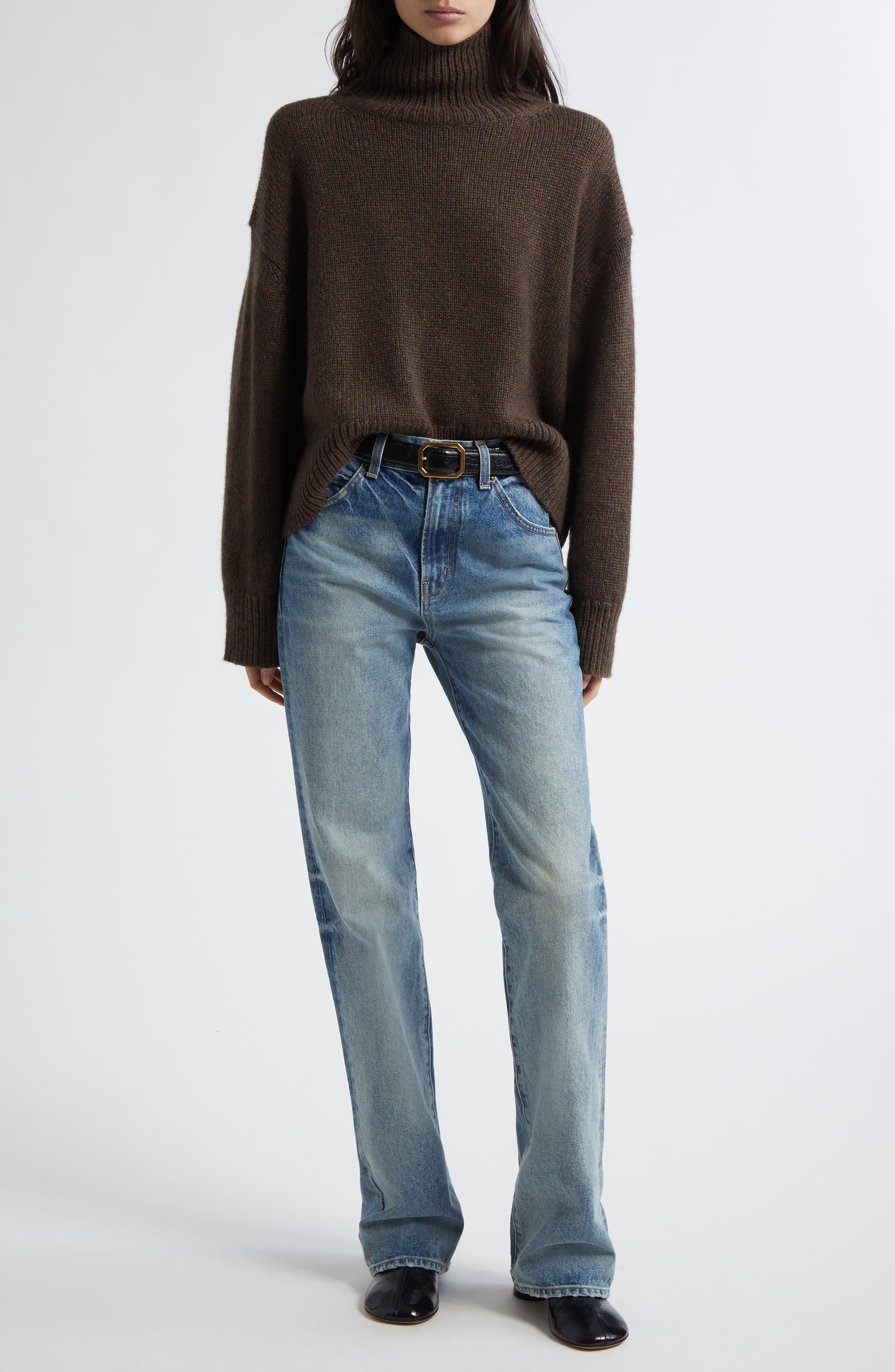 Nili Lotan Tabitha Cashmere Turtleneck in Redwood Melange at Nordstrom - 2