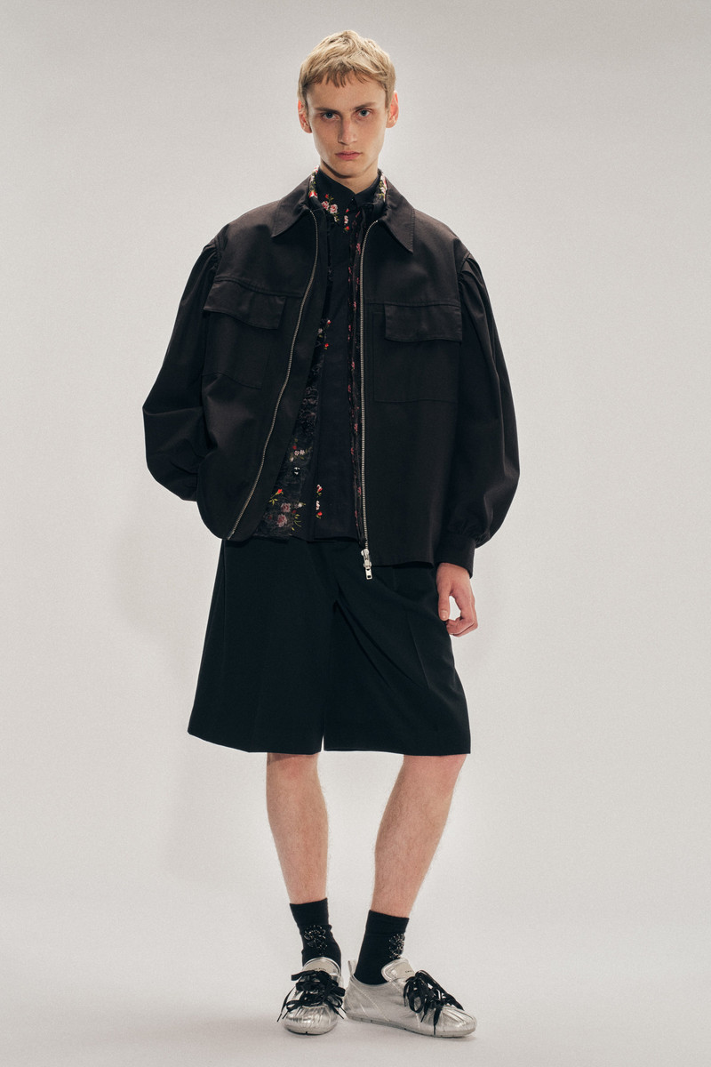 Puff Sleeve Utility Pen Pocket Jacket 1