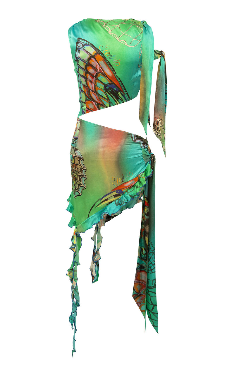 Jen Butterfly Chiffon Dress multi 4