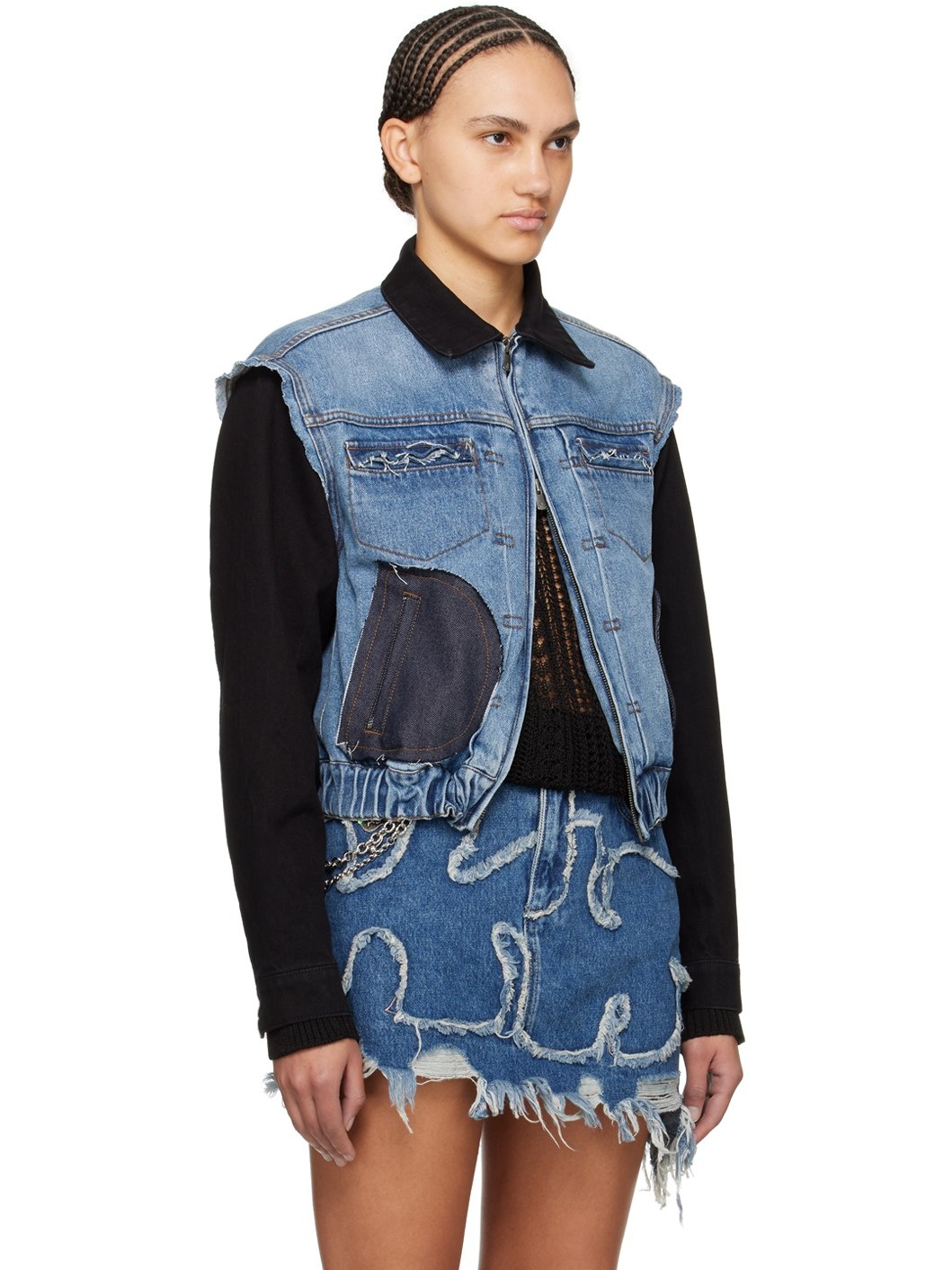 [ANDERSSON BELL]★JAMIE COATED DENIM BOMBER JACKET Andersson Bell - Jamie Coated Denim Bomber Jacket | HBX