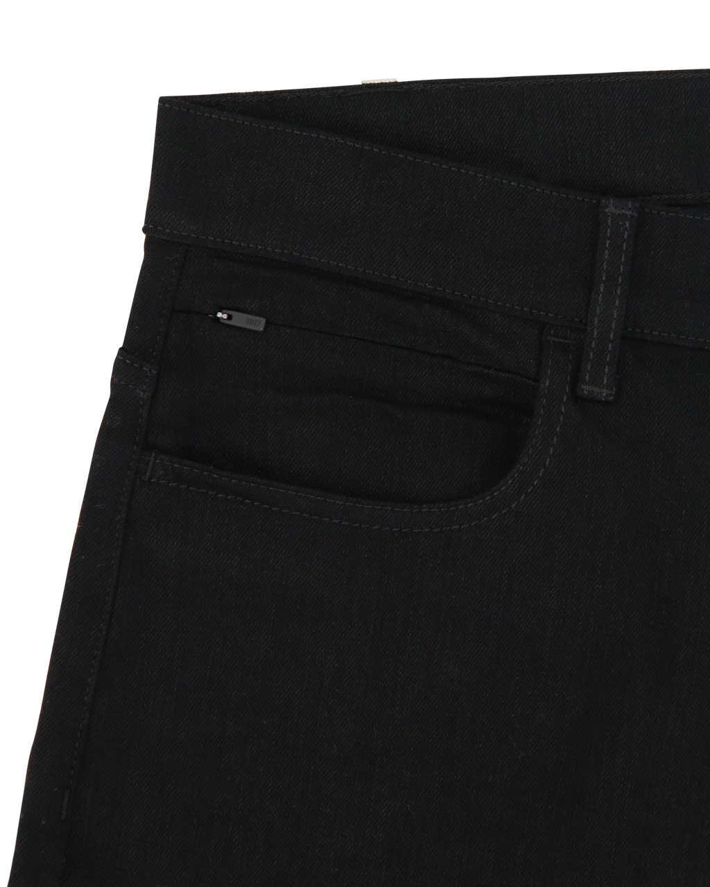 TRUE BLACK 6 POCKET JEAN WITH METAL BUCKLE - 4