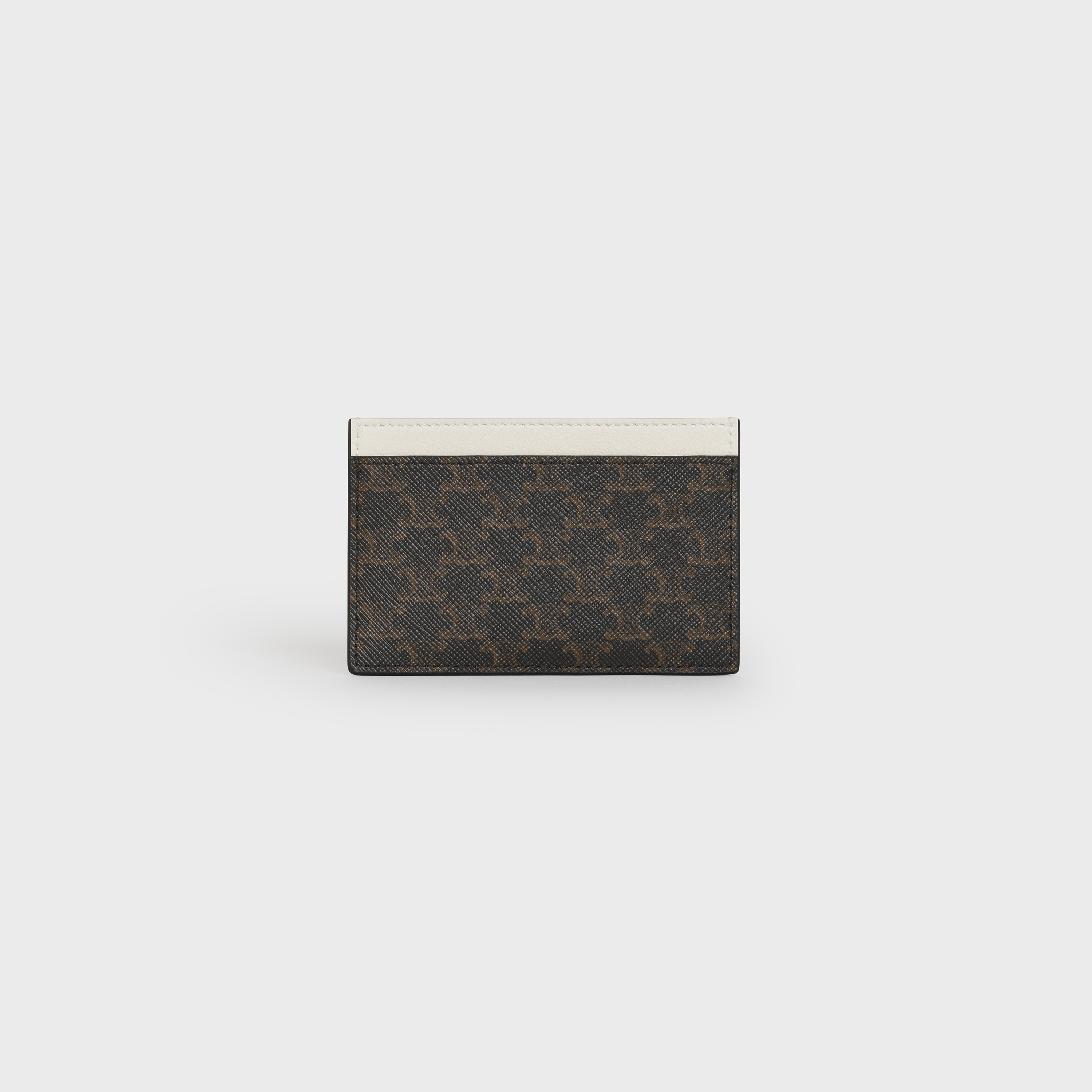 CARD HOLDER  IN  TRIOMPHE CANVAS WITH CELINE PRINT - 3