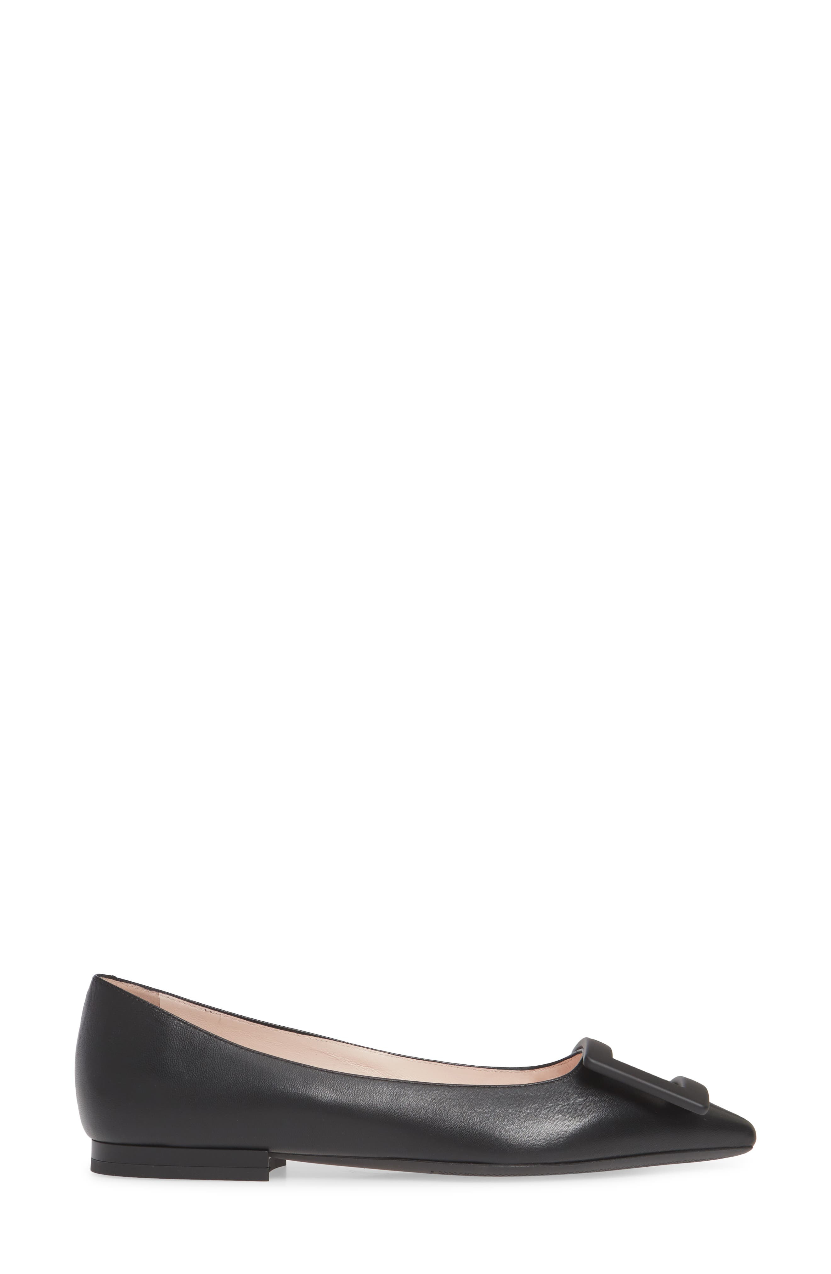 Gommettine Buckle Pointed Toe Flat - 3