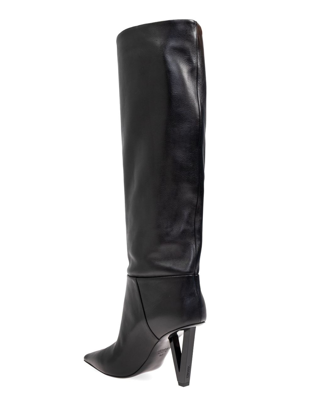 leather knee-high boots - 3