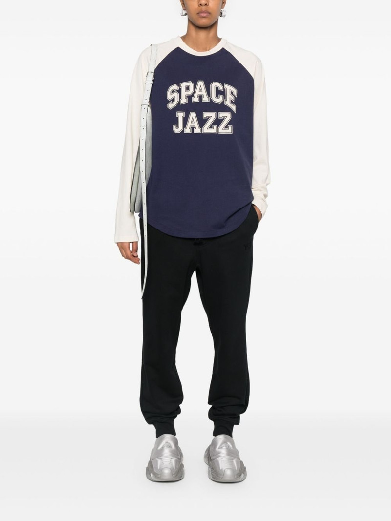 Y-3 x Adidas logo-print track pants outlook