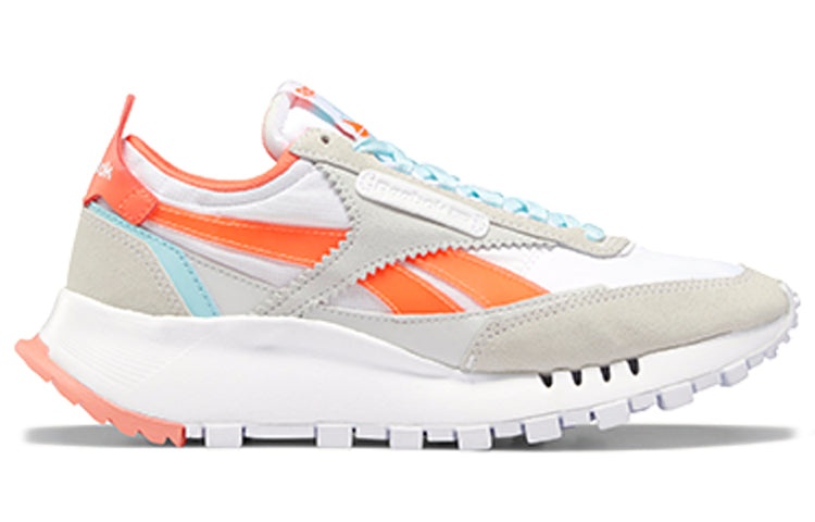 (WMNS) Reebok Classic Leather Legacy 'White Orange Flare' FY7435 - 2
