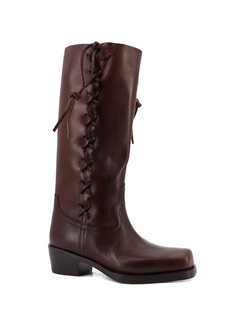 PARIS TEXAS lace-up boots outlook