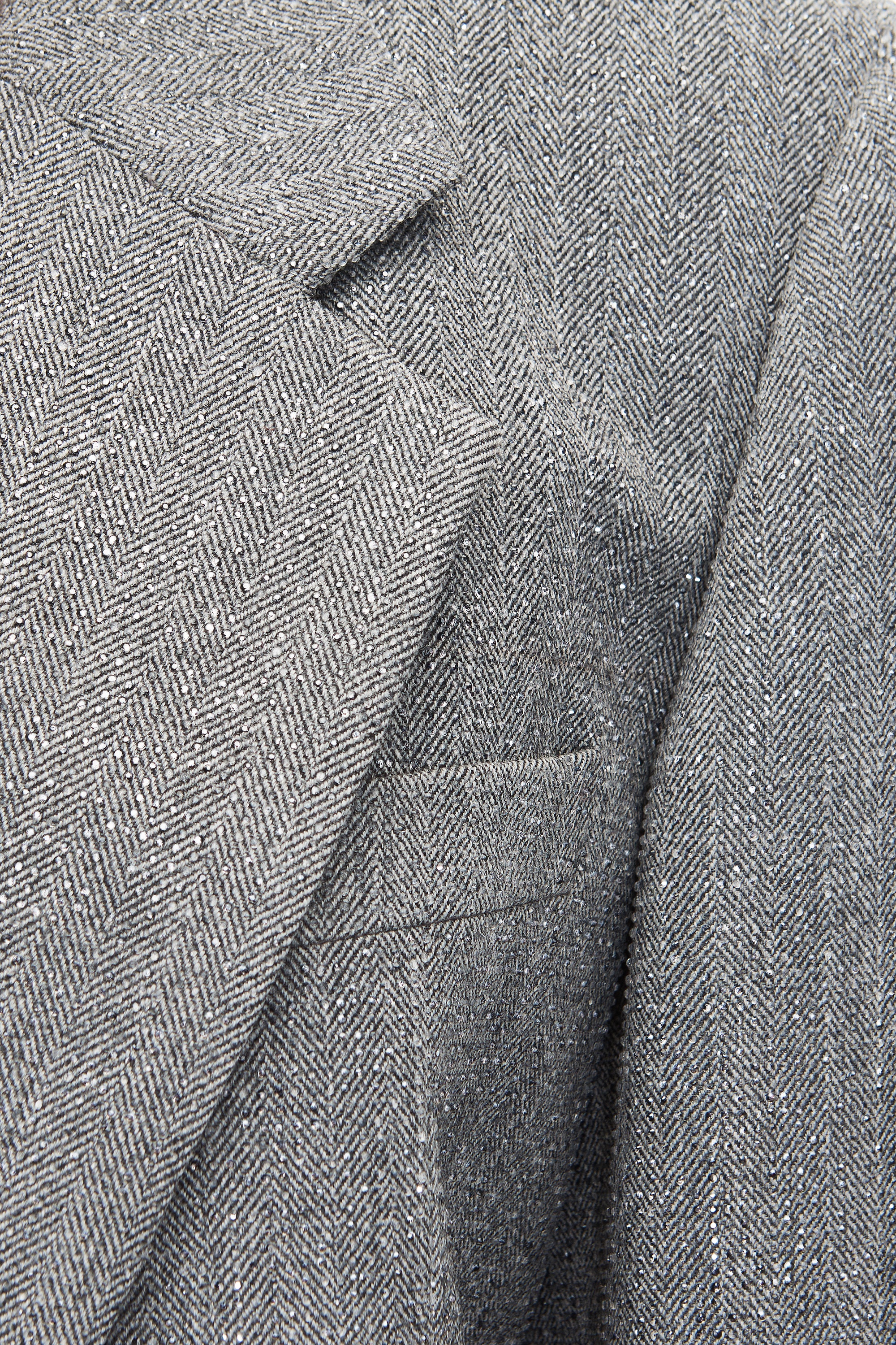 oversized blazer in herringbone tailoring - 6