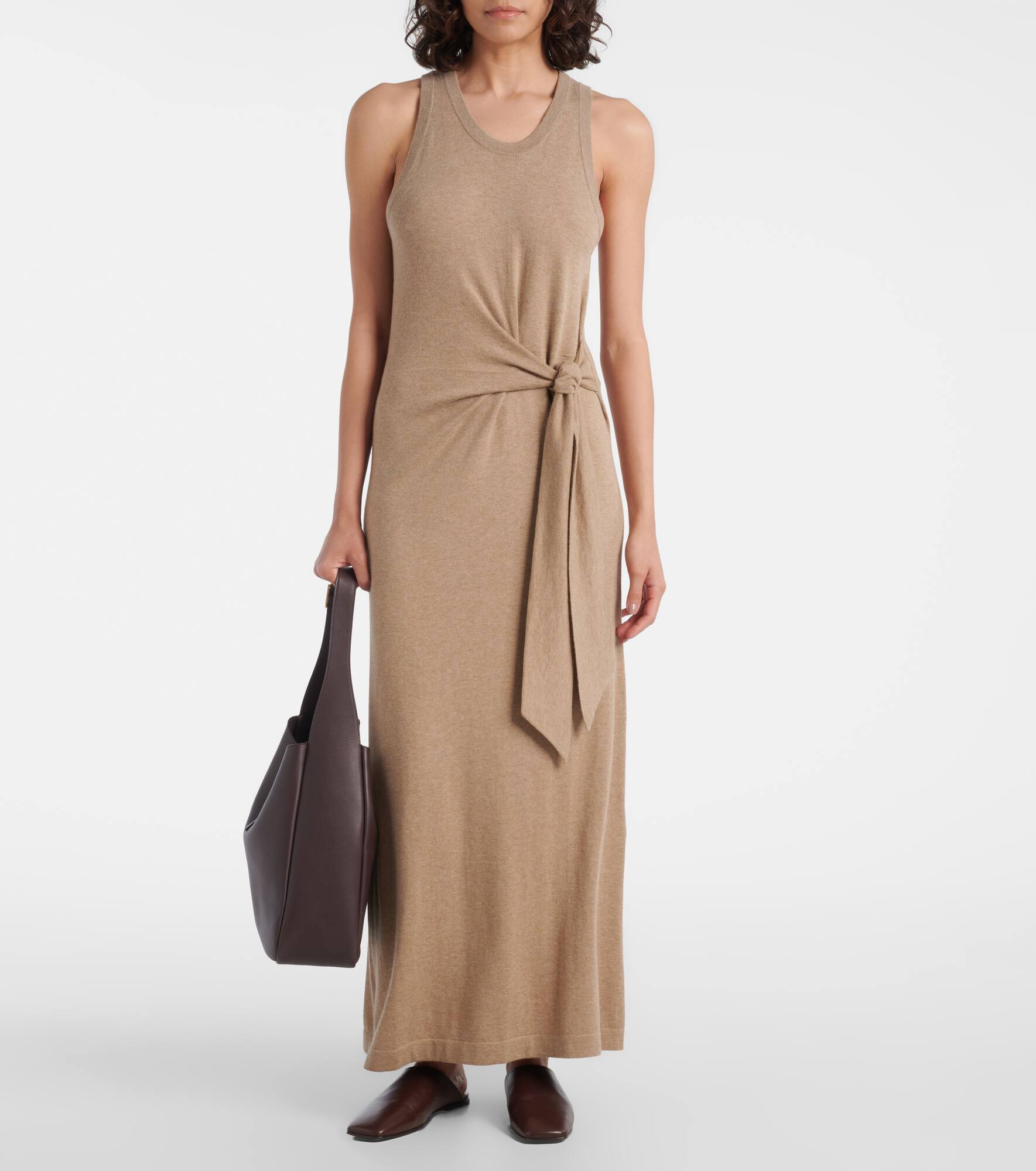 Angeline cotton and cashmere maxi dress - 2