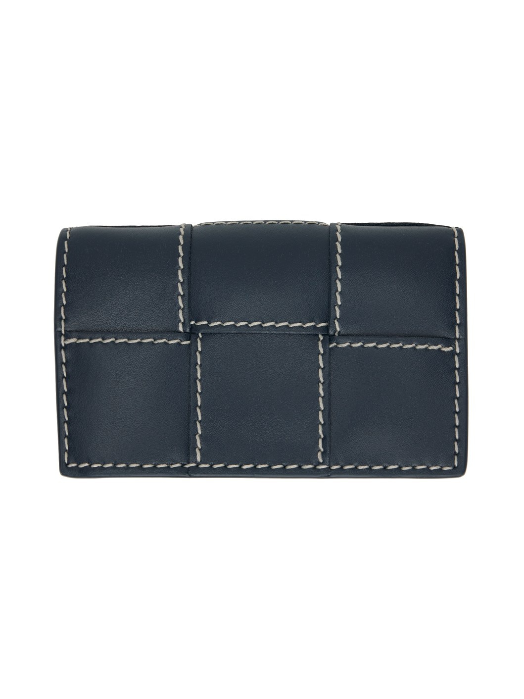 Navy Cassette Business Card Case Wallet - 2