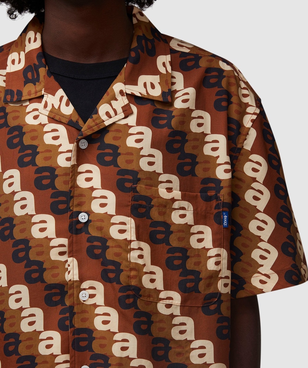 A print camp short sleeve shirt - 4