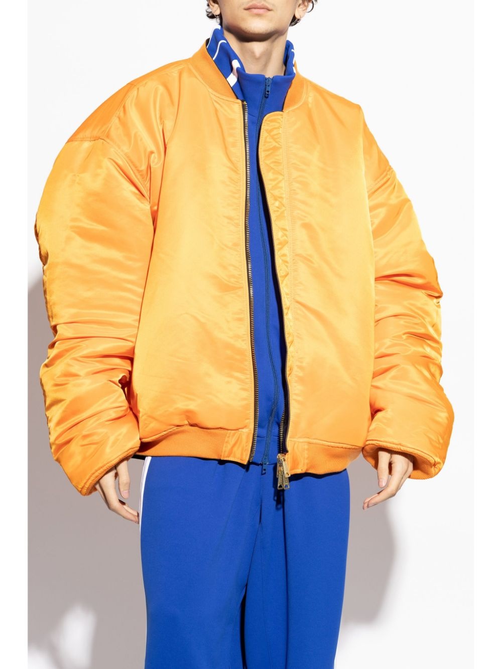 leather bomber jacket - 6
