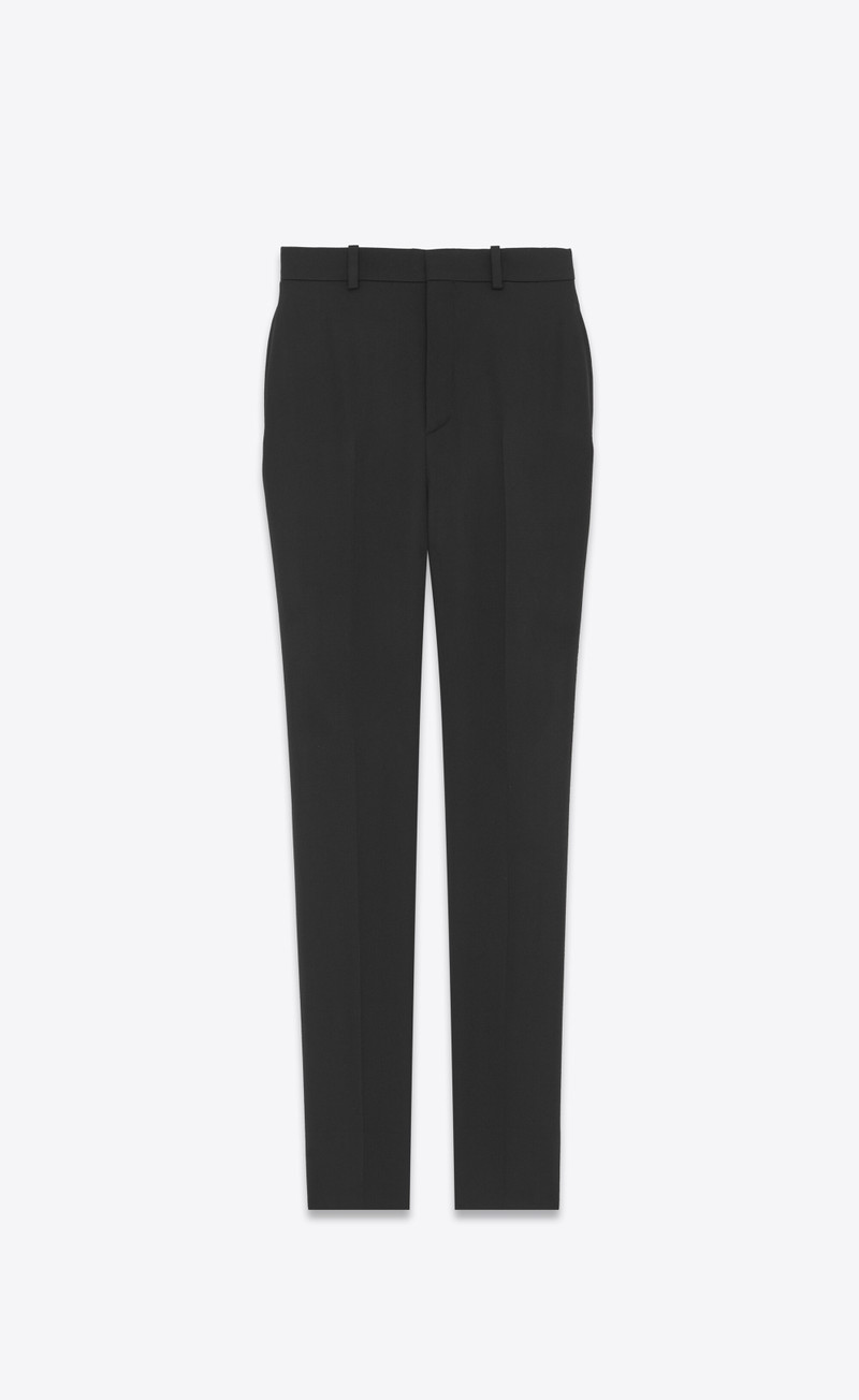 pants in wool satin - 1