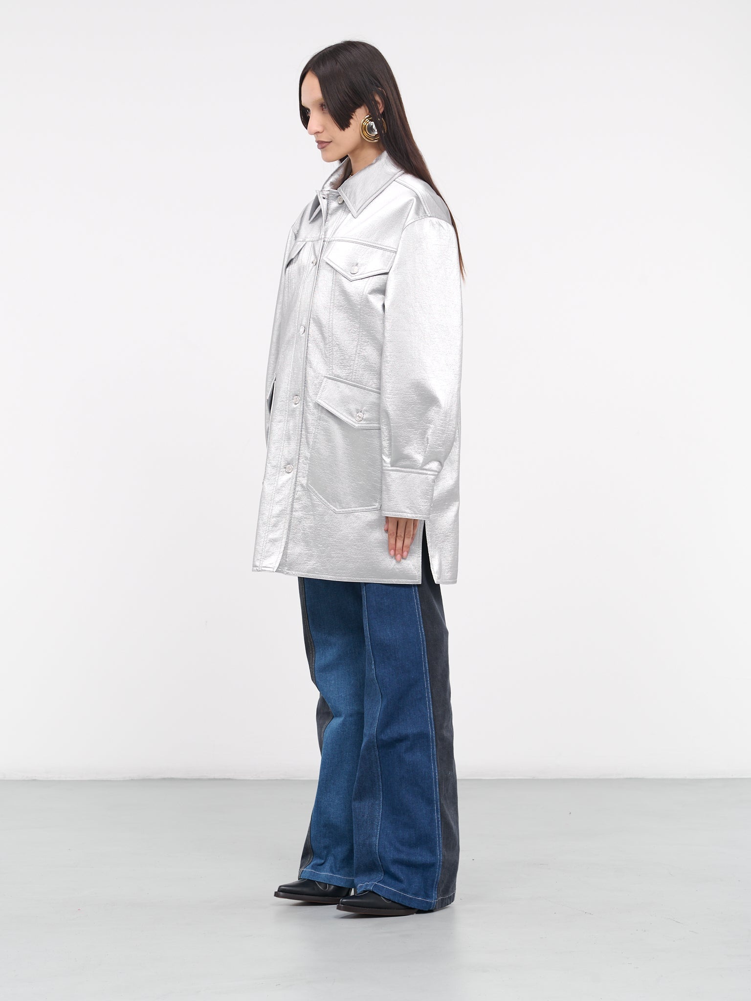 Coated Overshirt Jacket - 2
