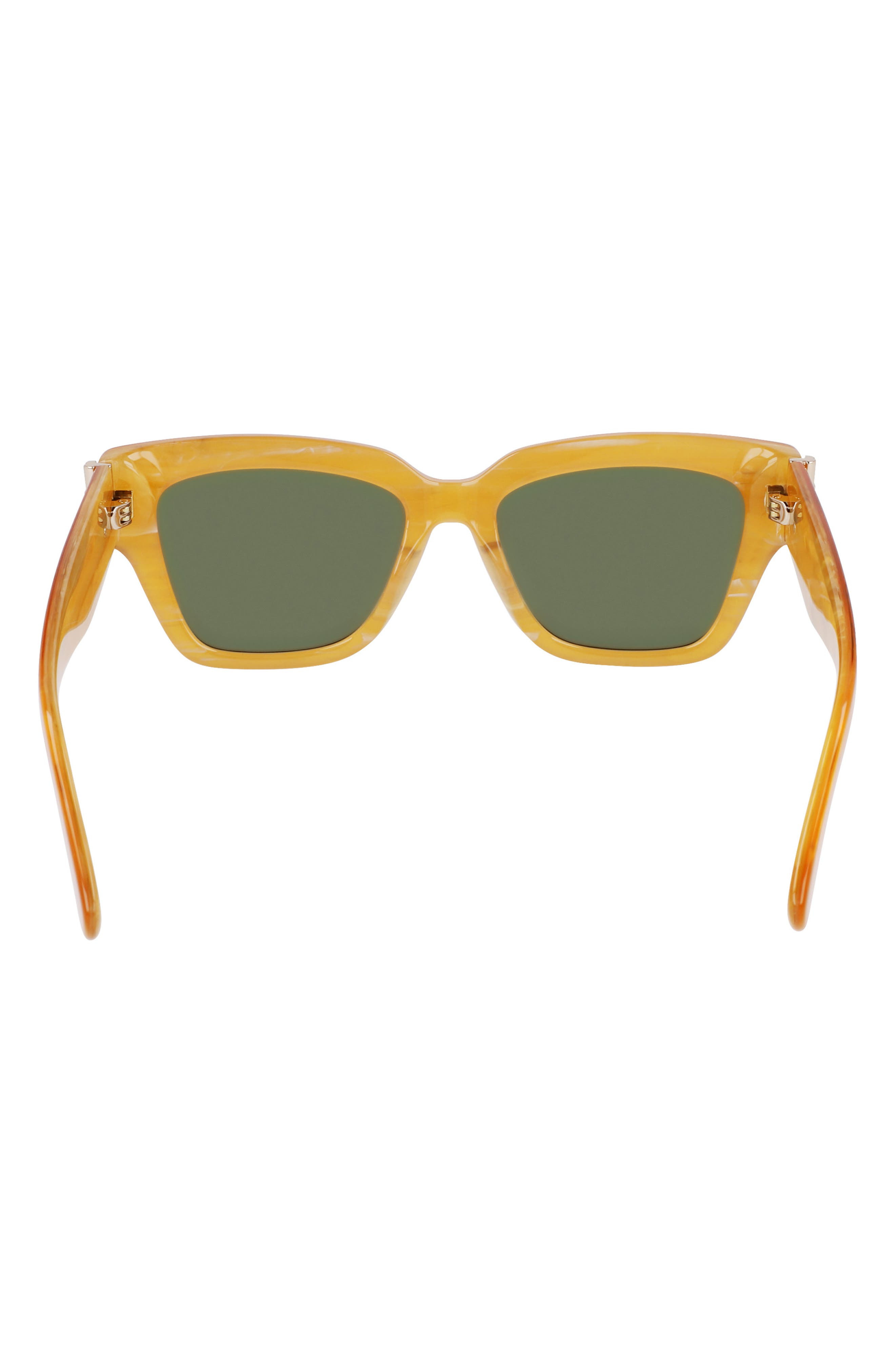 53mm Gradient Modified Rectangular Sunglasses - 3