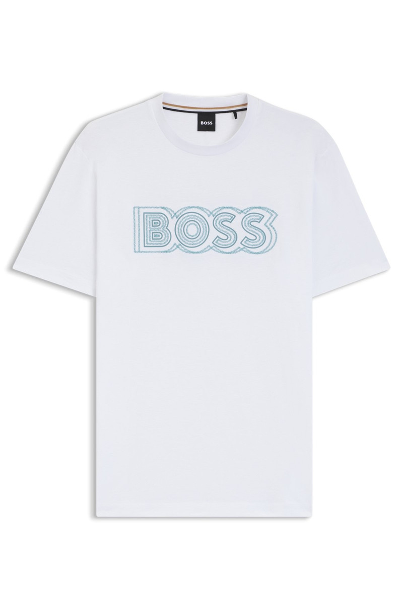 COTTON T-SHIRT WITH LOGO ARTWORK - 1