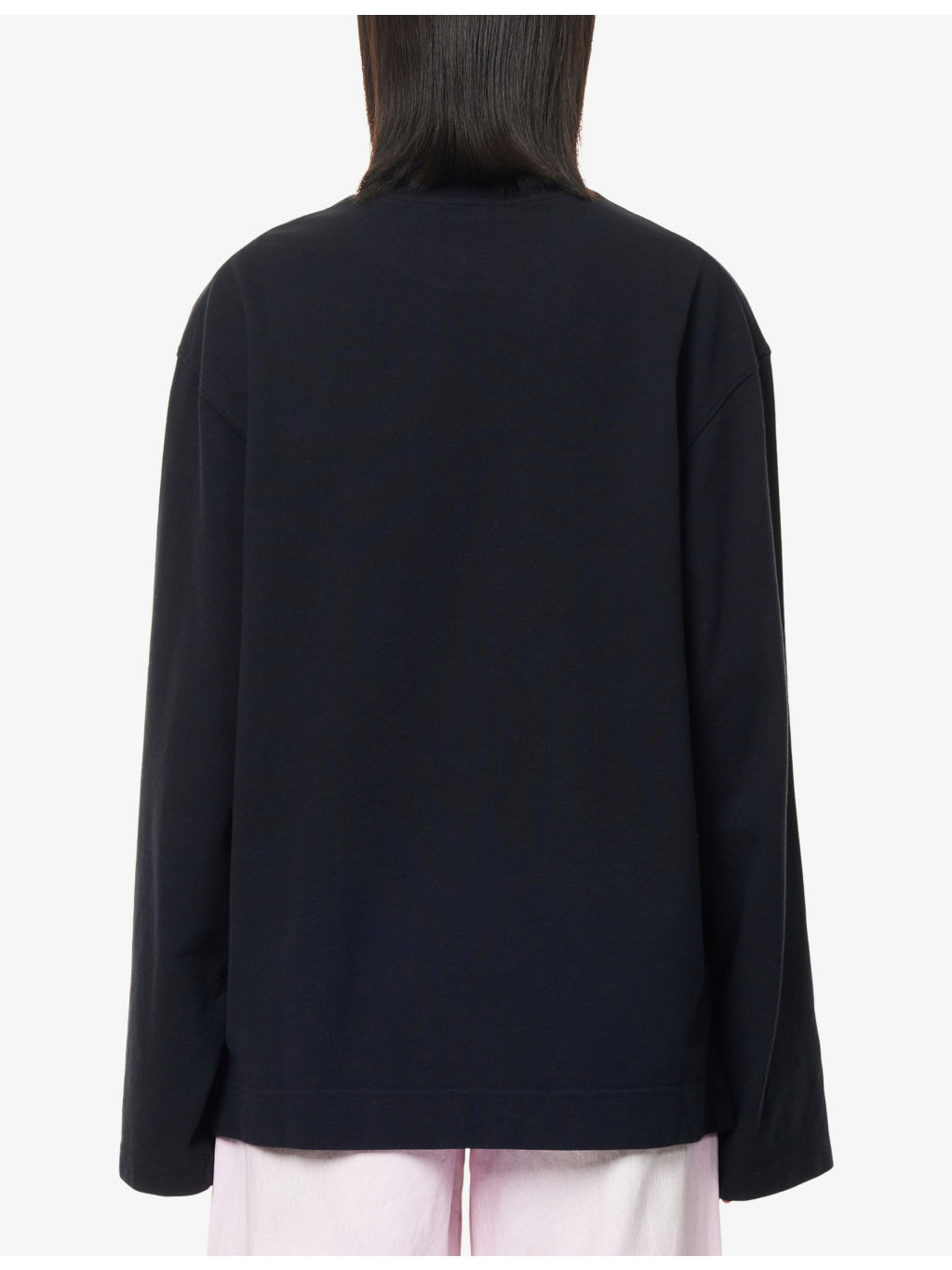 Relaxed-Fit Embroidered-Logo Cotton Sweatshirt - 4