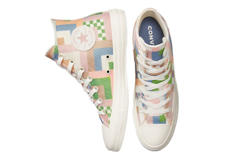 Converse (WMNS) Converse Chuck Taylor All Star High 'Crafted Abstract Stripes' 572702C outlook