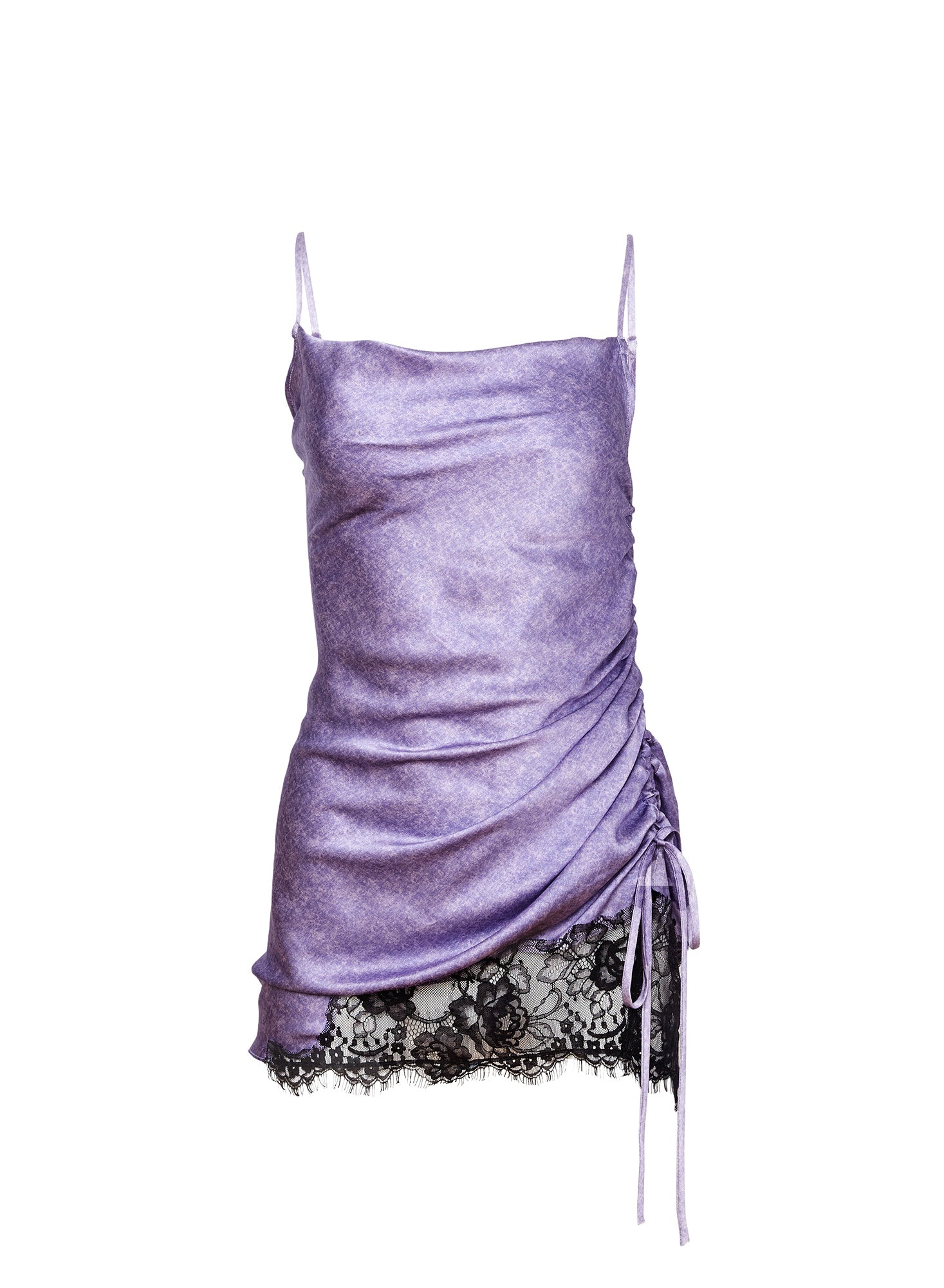 Silk Ruched Dress - 1