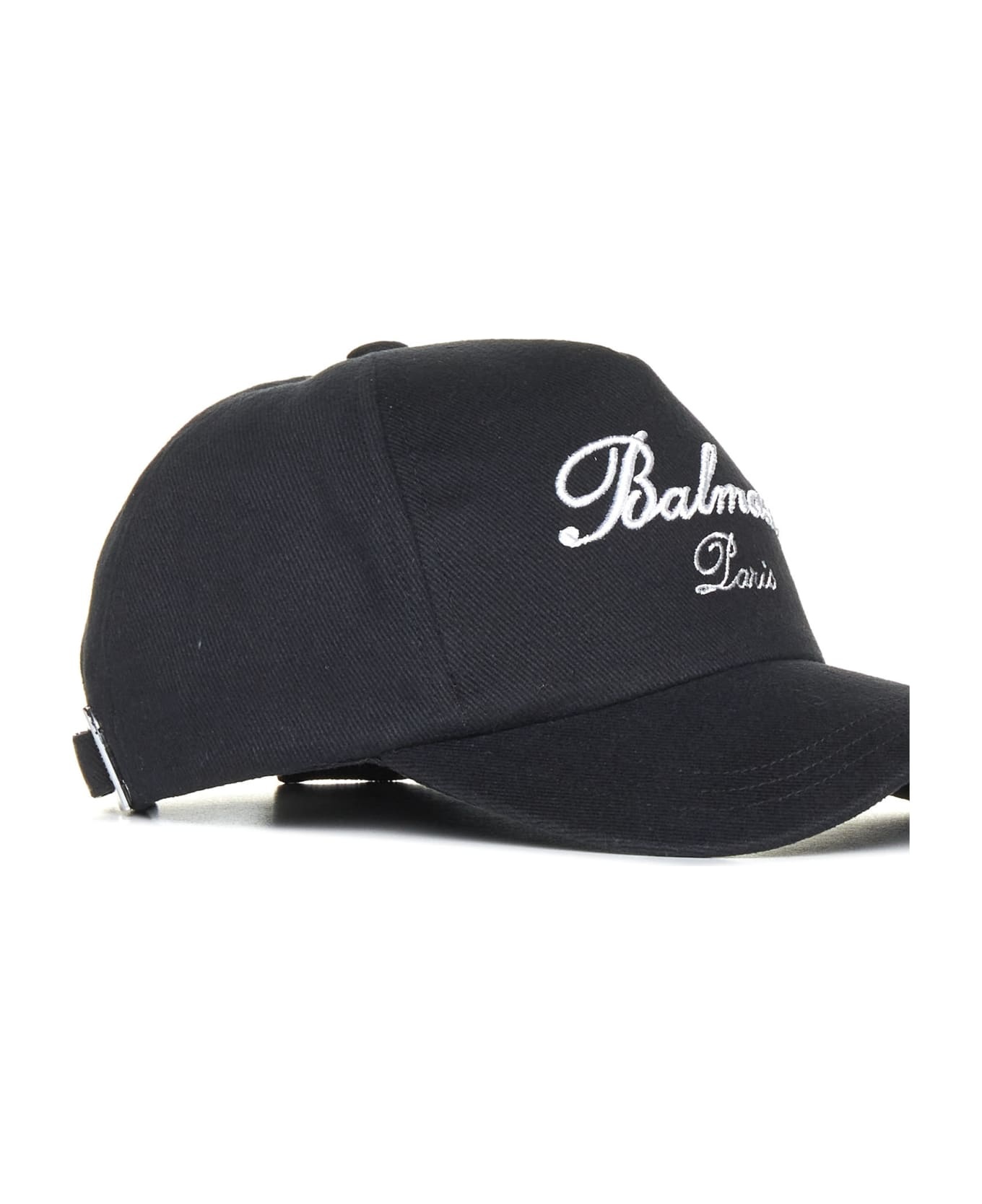 Black Cotton Hat - 4