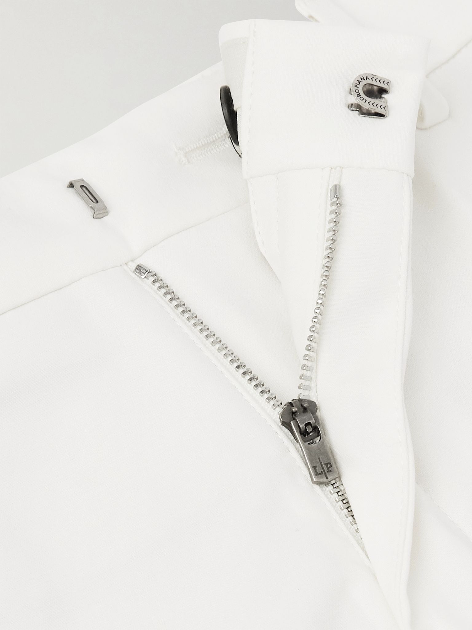 Jarno Straight-Leg Stretch-Cotton Bermuda Shorts White - 6