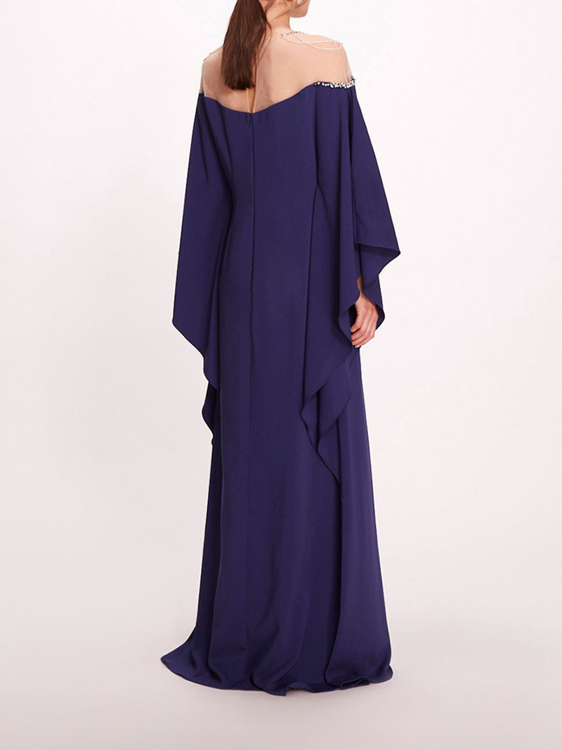 Marchesa EMBROIDERED ILLUSION KAFTAN outlook