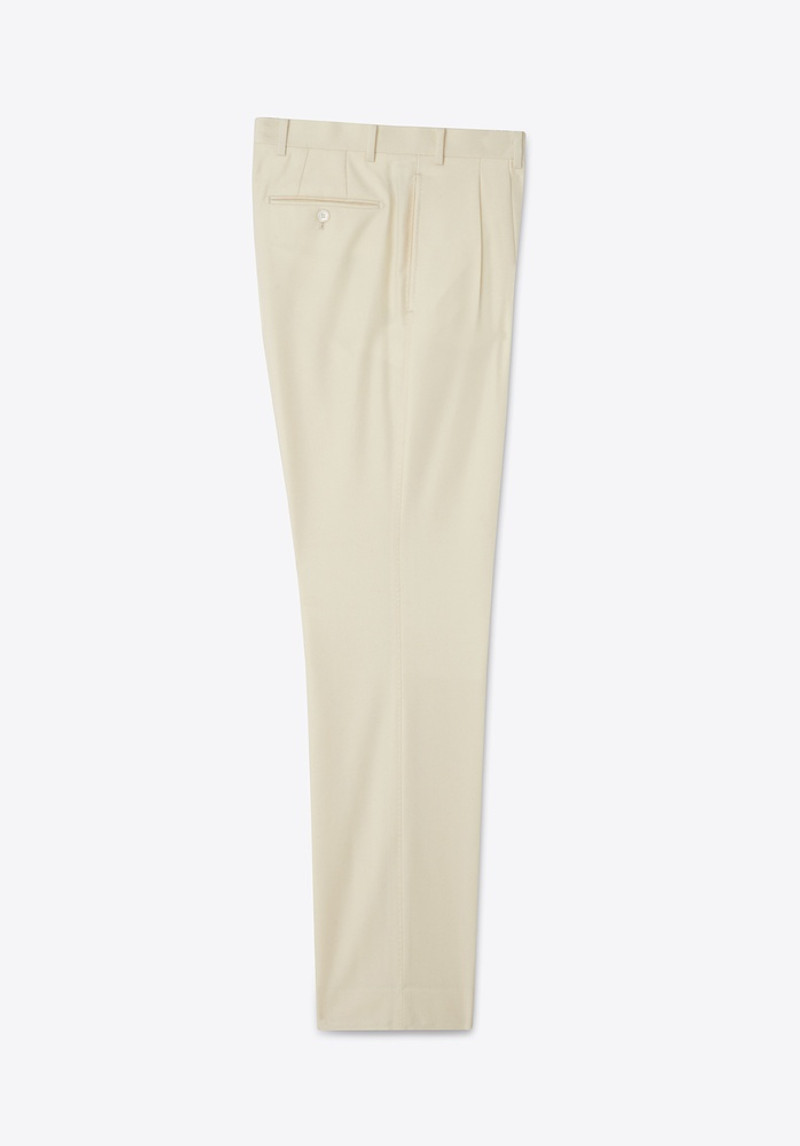 TROUSER 55 CREAM FLANNEL 4