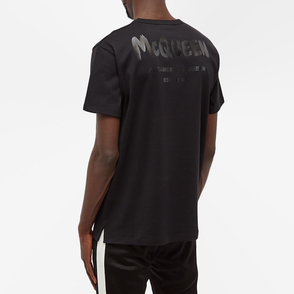 Alexander McQueen Graffiti Back Logo Tee - 5