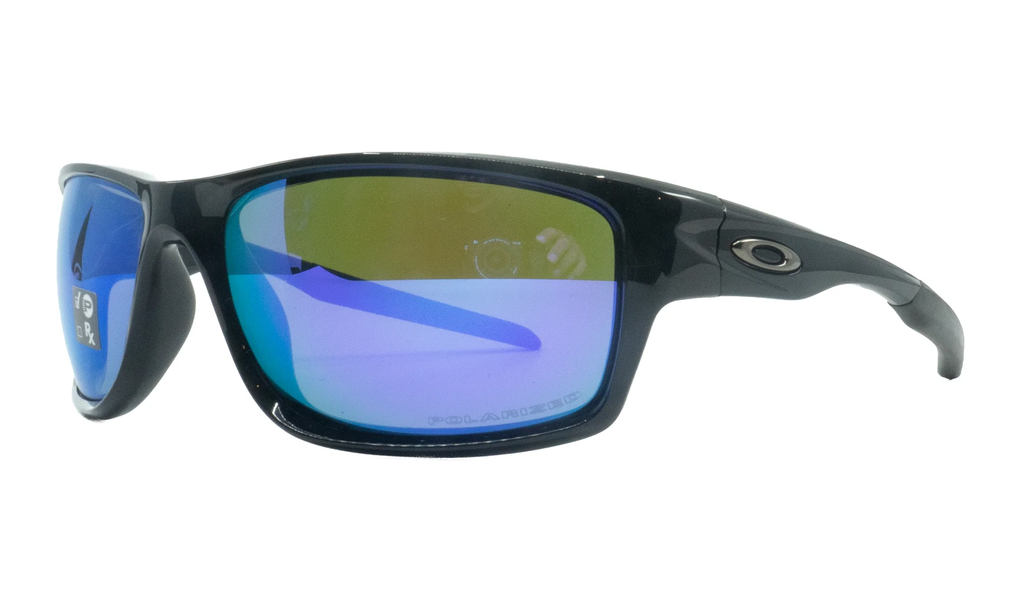 Canteen Polarized Sunglasses "Polished Black / Violet Iridium Polarized" OO9225 07 - 1