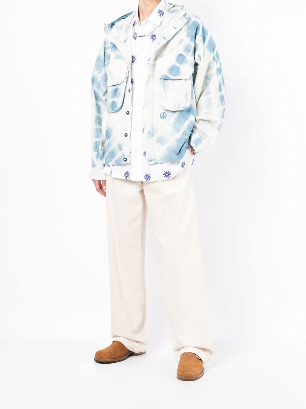 Forager tie-dye hooded jacket - 2