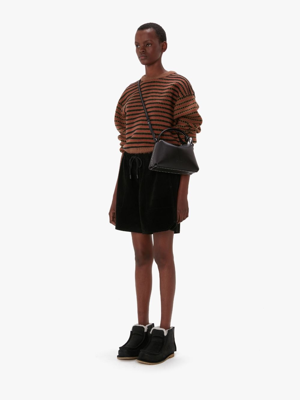SMALL JWA CORNER BAG - LEATHER CROSSBODY BAG - 6