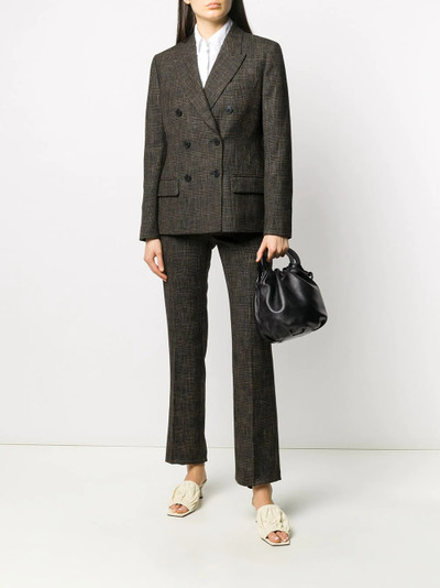 Ports 1961 check patterned double-breasted blazer outlook