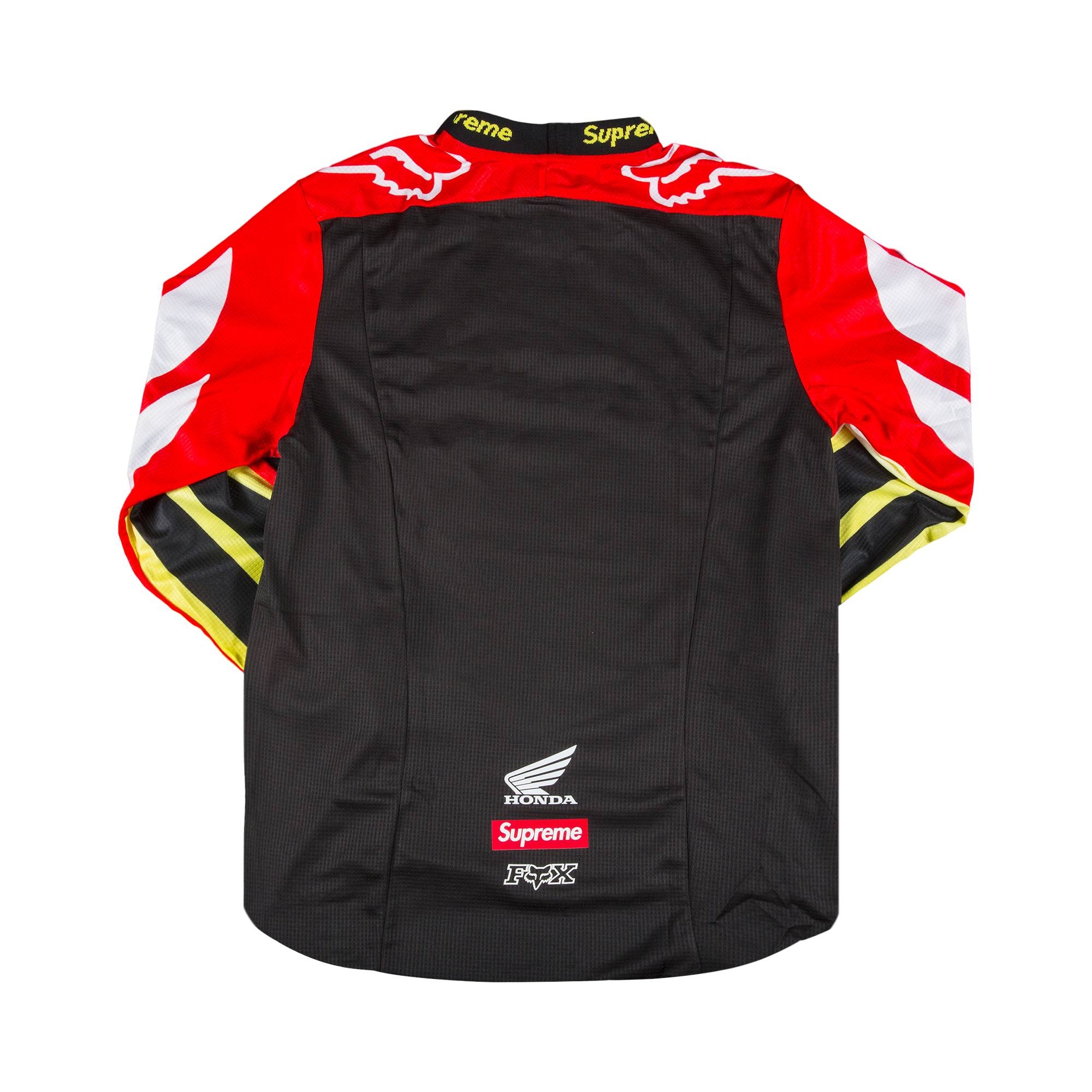 Supreme Supreme x Honda Fox Racing Moto Jersey 'Red' | REVERSIBLE