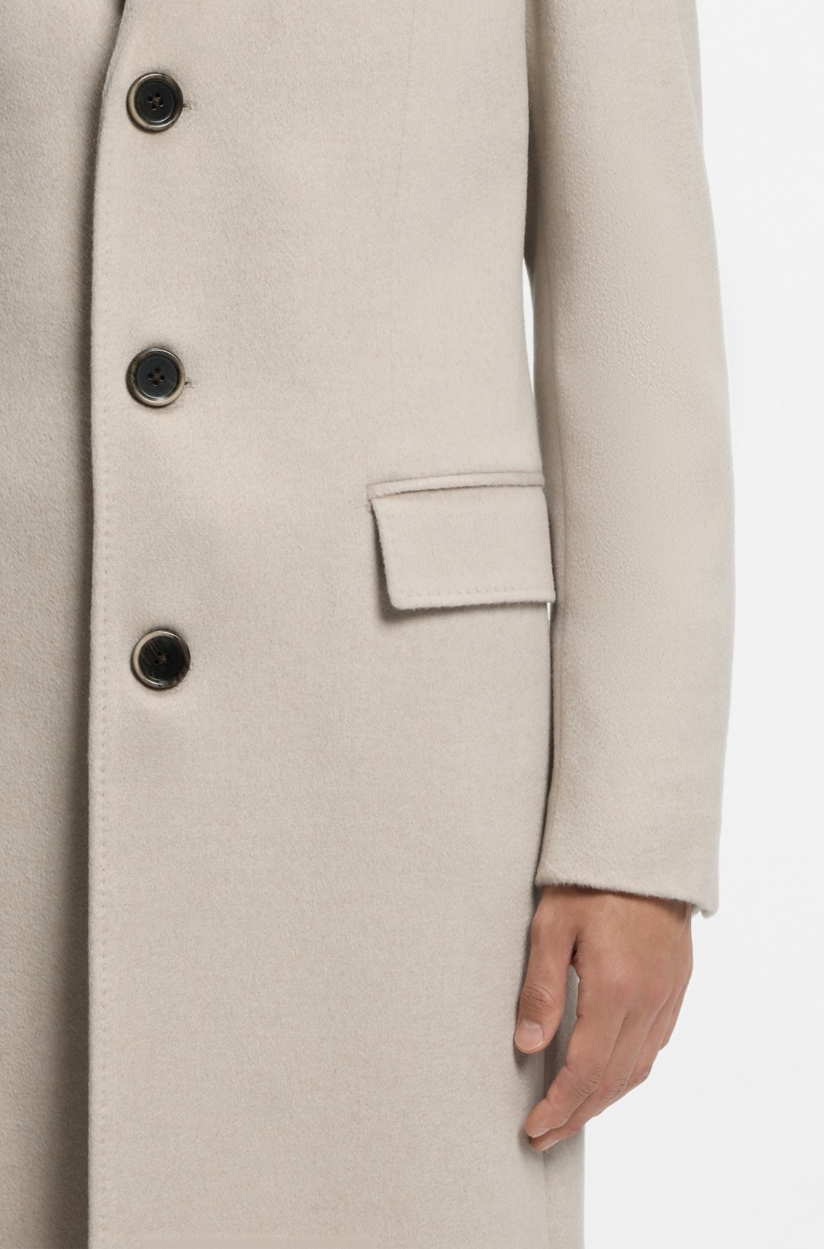 SLIM-FIT COAT IN CASHMERE - 6