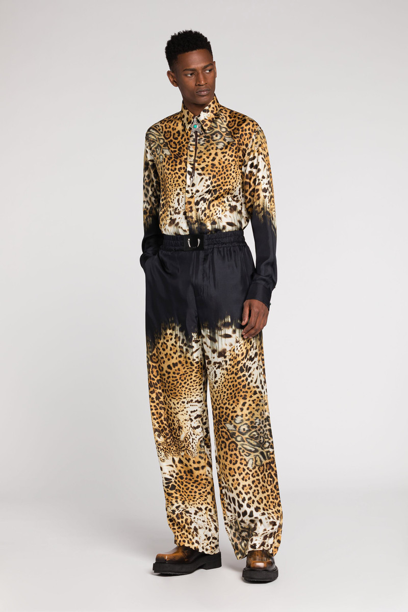 Leopard-Print Silk Shirt 3