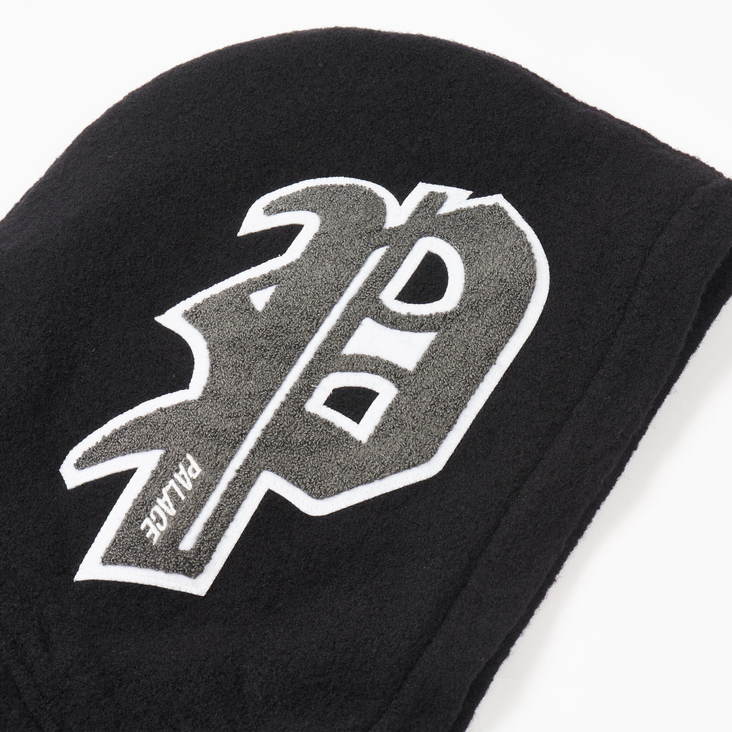 HOODED VARSITY JACKET BLACK - 4