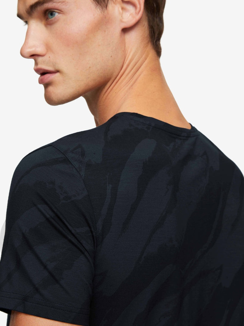 Men's T-Shirt London 8 Micro Modal Black 7